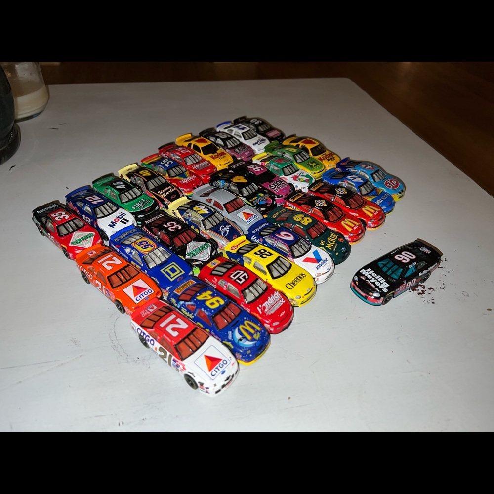 1996-1997 collectible nascar 31 car lot